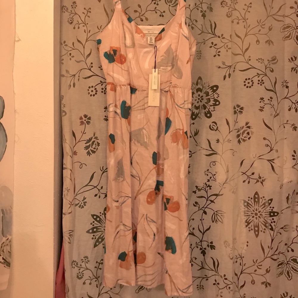 Aline midi dress with pockets